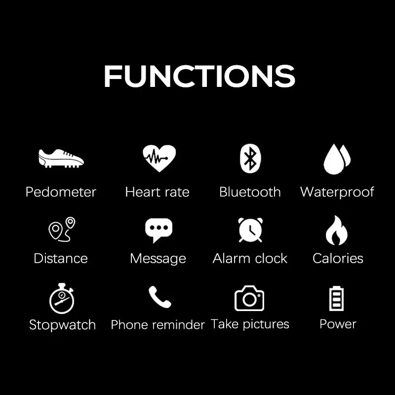 NORTH EDGE Men's Digital Watch Military Waterproof 50M Running Sports Pedometer Stopwatch Watch Heart Rate Wristband Android IOS