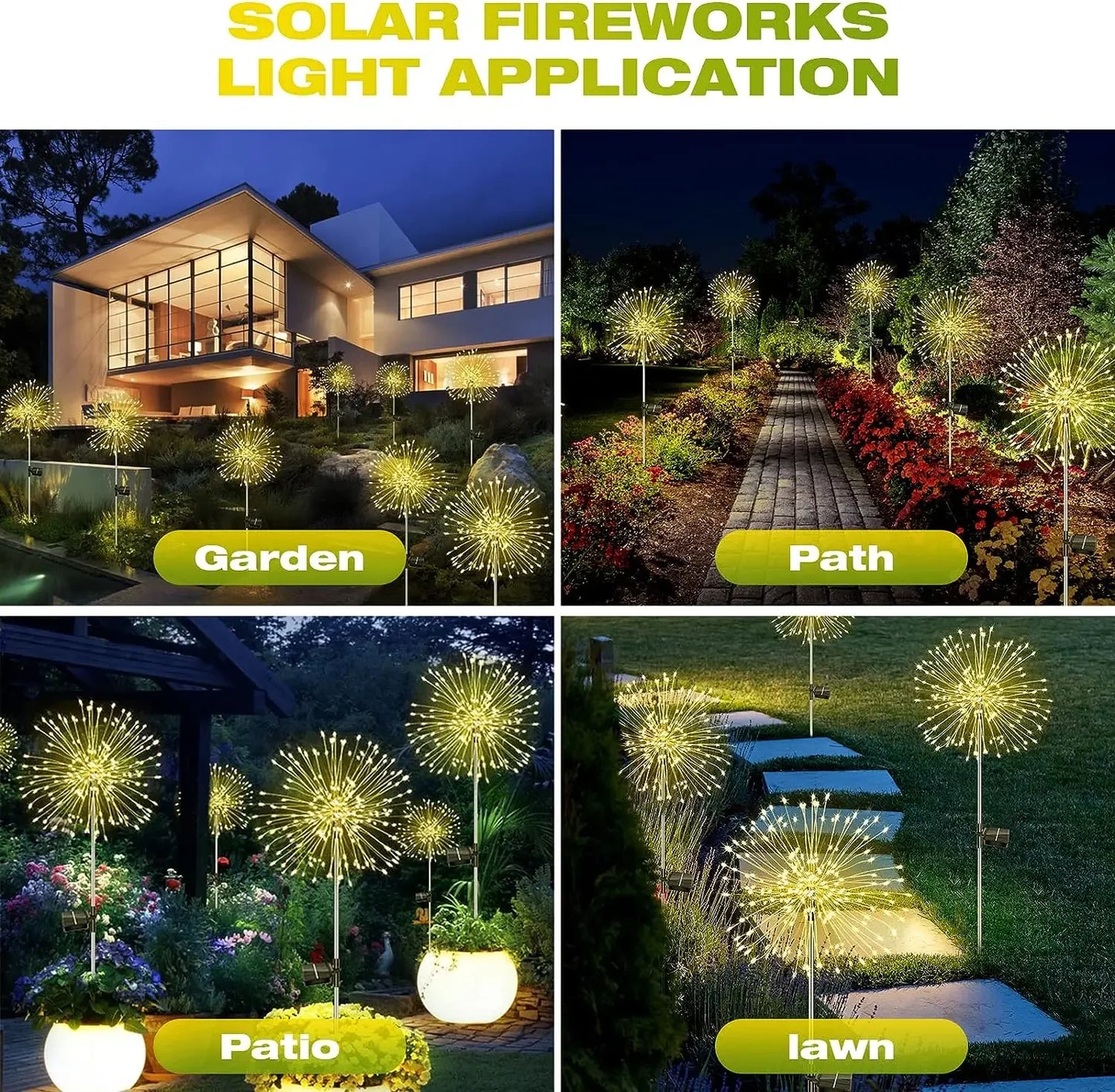 LED Solar Firework Lights