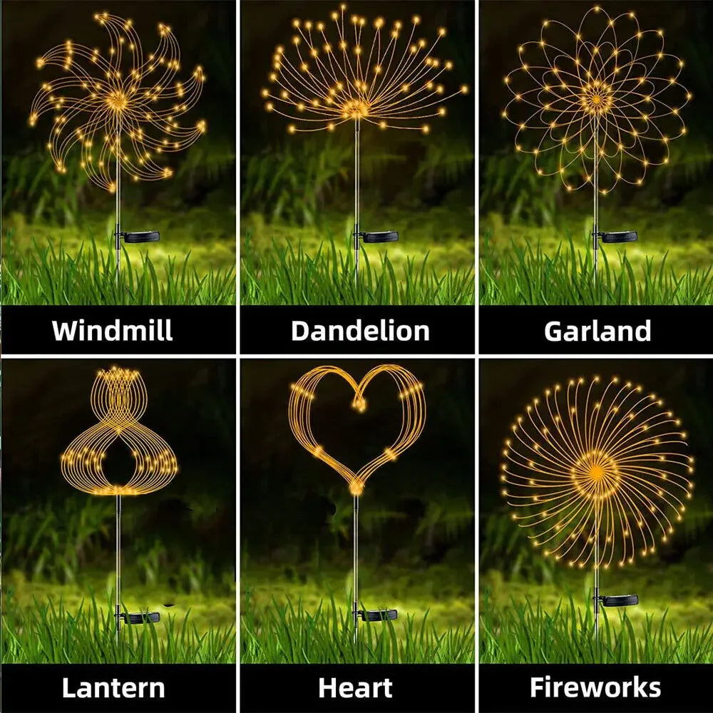 LED Solar Firework Lights