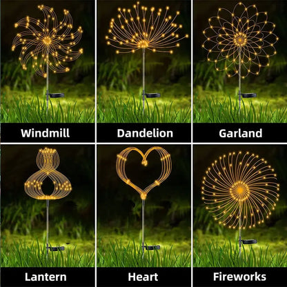 LED Solar Firework Lights