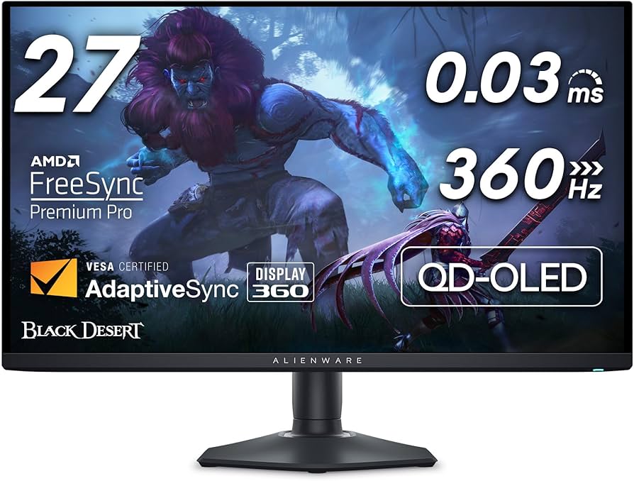 ALIENWARE 360Hz 26.7" OLED Gaming Monitor AW2725DF
