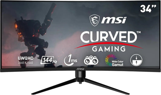 MSI 34" 144Hz Curved MAG341CQ Gaming Monitor