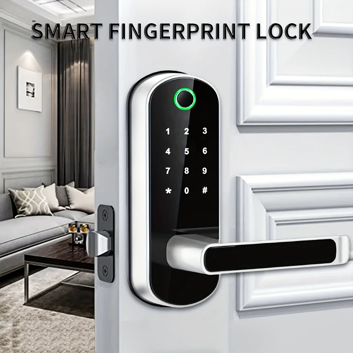 Smart Fingerprint Door Lock with App Control