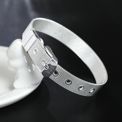 Silver Watchband Bracelet