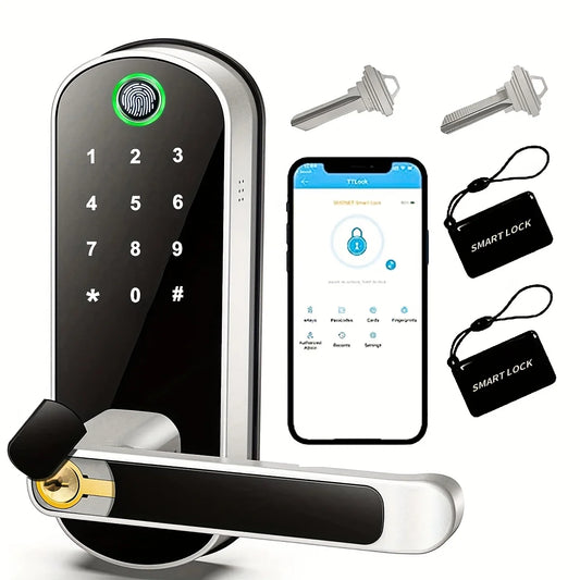 Smart Fingerprint Door Lock with App Control