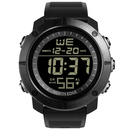 NORTH EDGE Mens Digital Watches Army Military World Time Alarm Sport Stopwatch For Male Waterproof 50M Wristwatch 2022 Relogios