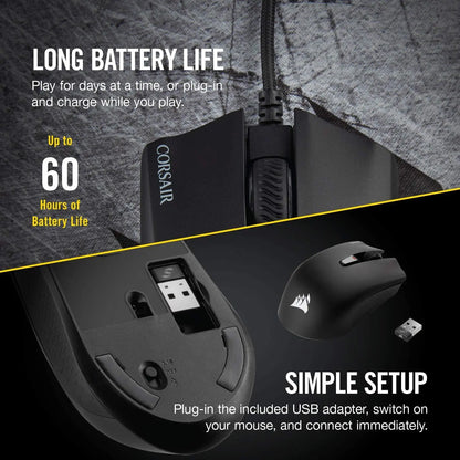 CORSAIR HARPOON WIRELESS RGB Gaming Mouse
