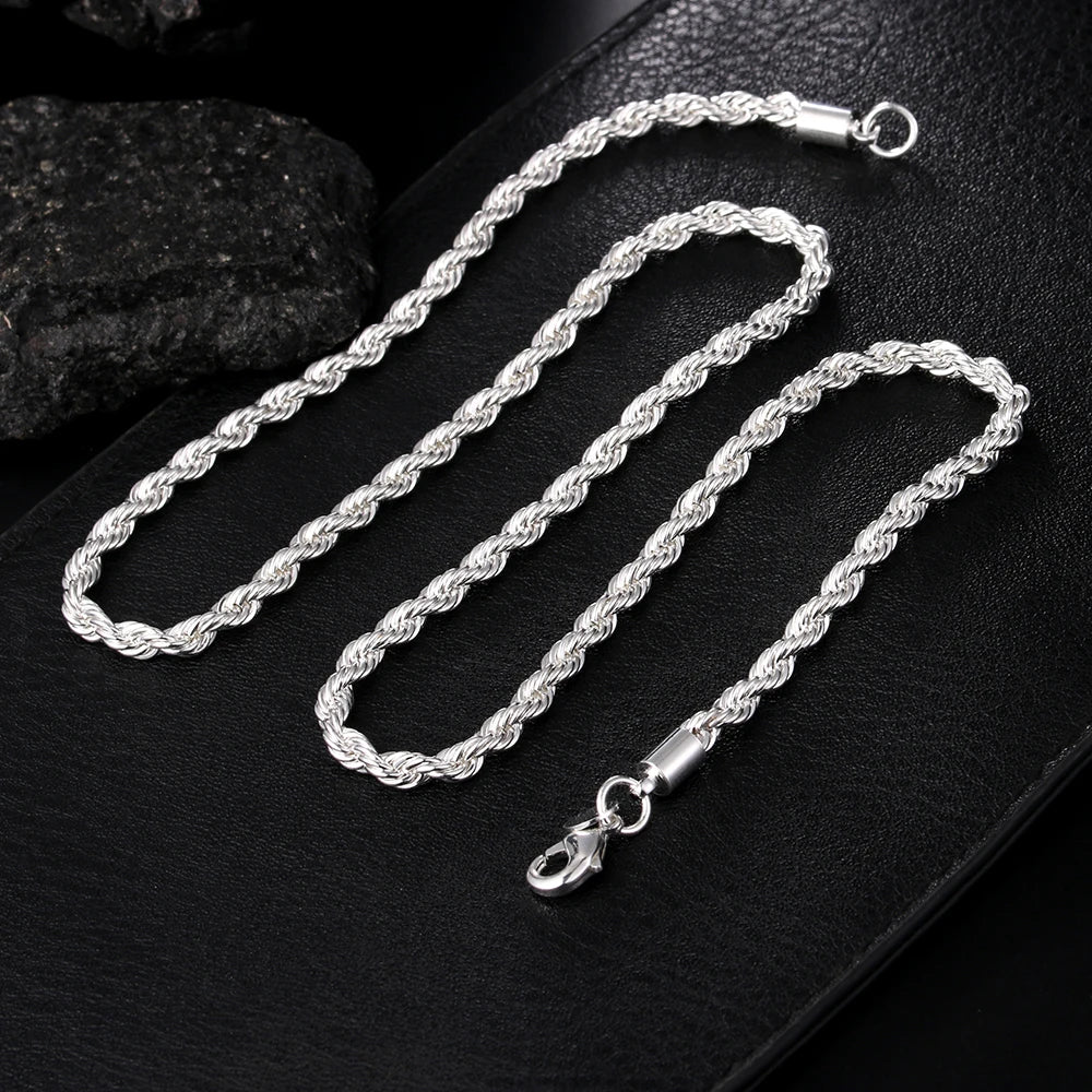 Silver Rope Chain