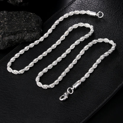 Silver Rope Chain