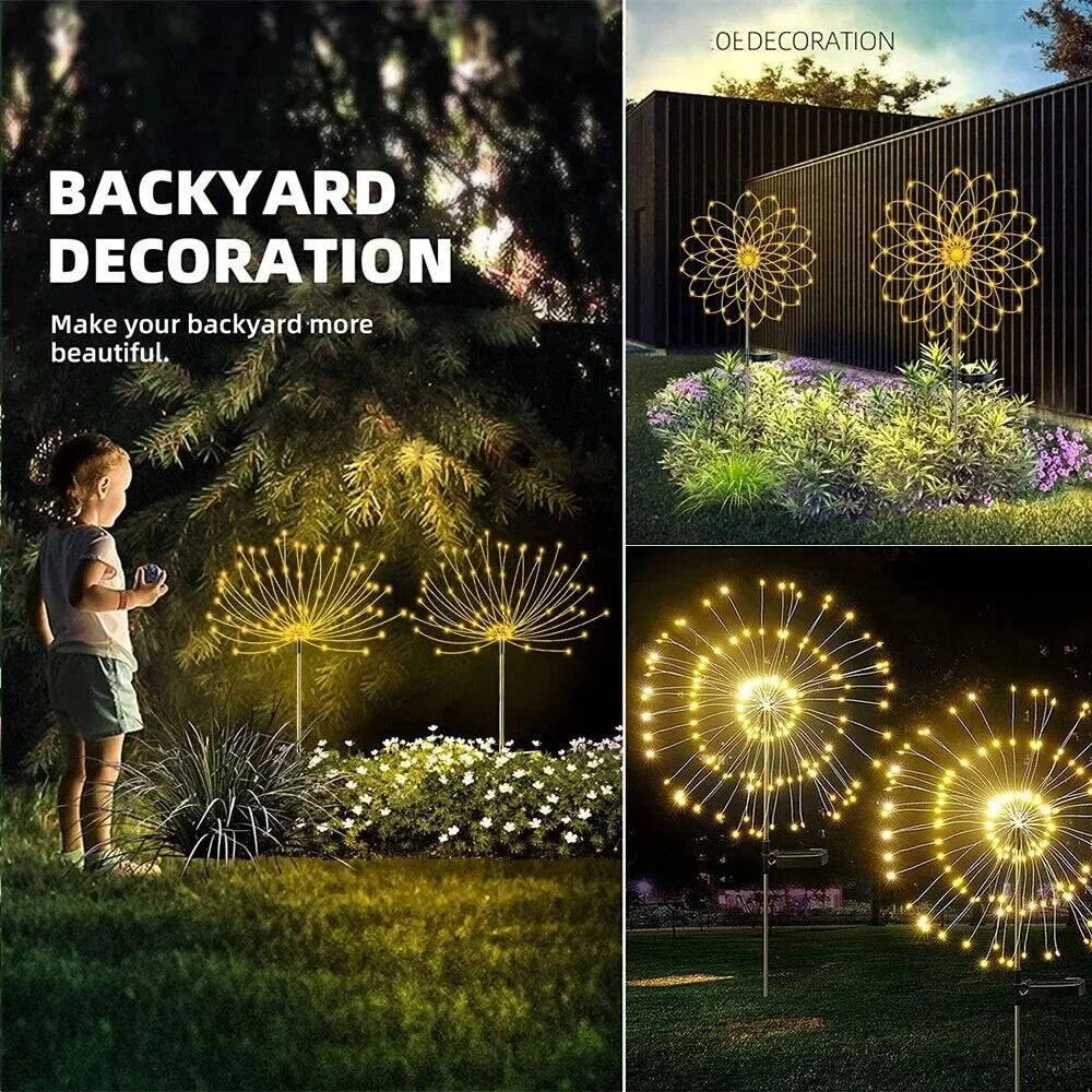 LED Solar Firework Lights