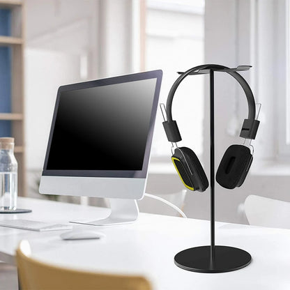 Aluminium Double Headphone Stand